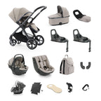 BabyStyle Oyster 4 Ultimate Baby & Toddler 360 Car Seat Bundle - Stone