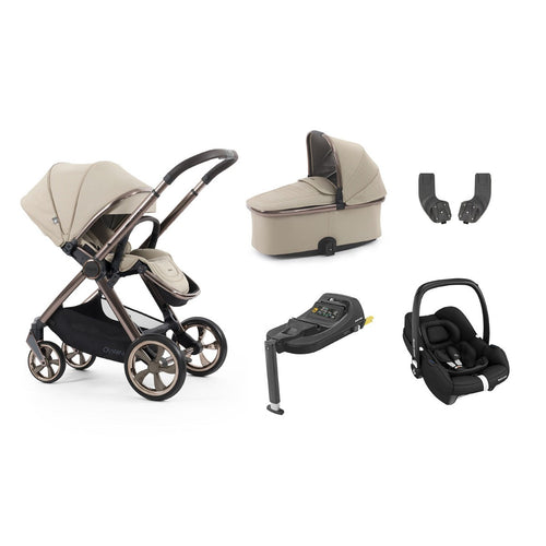 BabyStyle Oyster 4 Essential 5 Piece Maxi-Cosi Cabriofix i-Size Bundle - Buttermilk 1