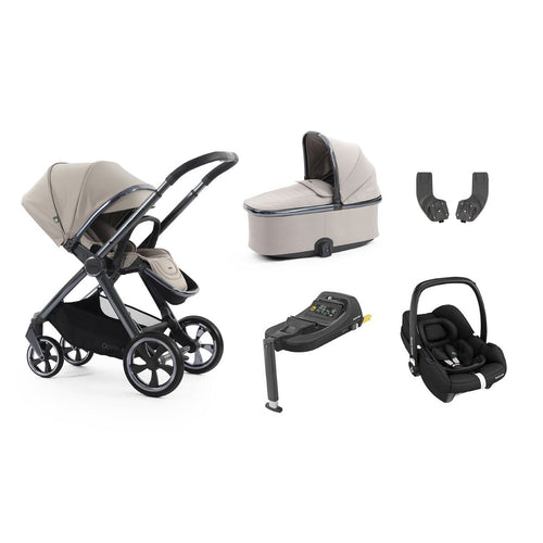 BabyStyle Oyster 4 Essential 5 Piece Maxi-Cosi Cabriofix i-Size Bundle - Stone 1
