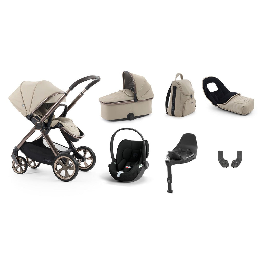 BabyStyle Oyster 4 Luxury 7 Piece Cybex Cloud T Bundle - Buttermilk 1