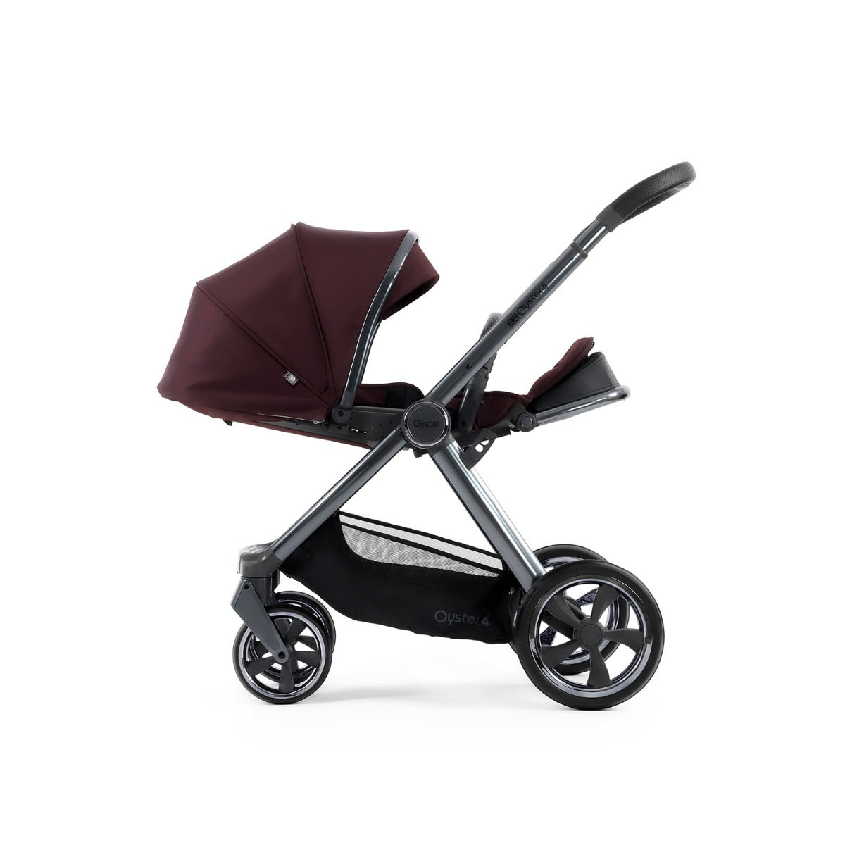 BabyStyle Oyster 4 Tandem Stroller - Mulberry