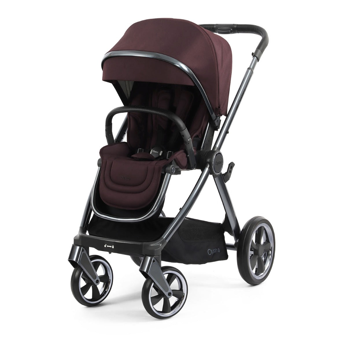 BabyStyle Oyster 4 Tandem Stroller - Mulberry