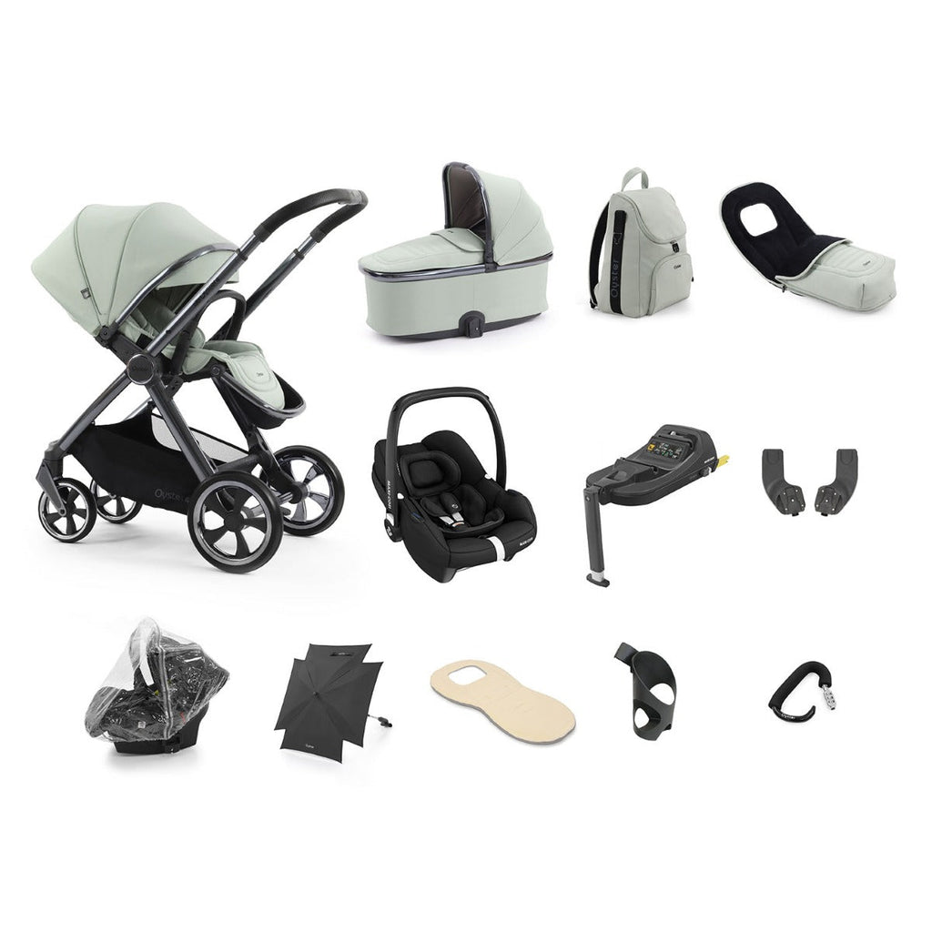 BabyStyle Oyster 4 Ultimate 12 Piece Maxi-Cosi Cabriofix i-Size Bundle - Pistachio 1