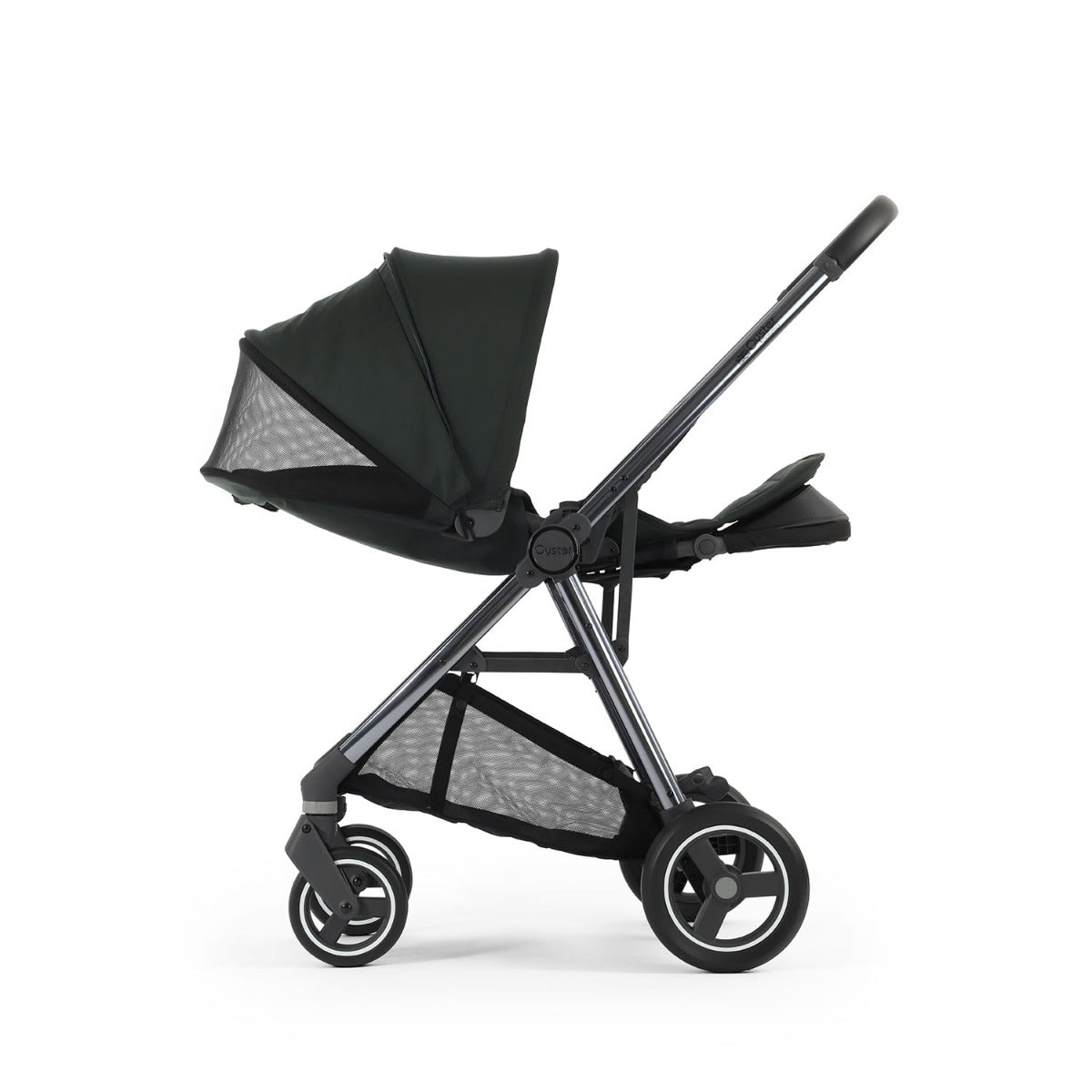 BabyStyle Oyster Gravity+ 5 Piece Maxi-Cosi Cabriofix iSize Bundle - Black Olive 34