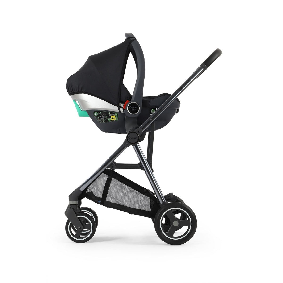 BabyStyle Oyster Gravity+ 5 Piece Maxi-Cosi Pebble 360 Pro2 Bundle - Carbonite 35