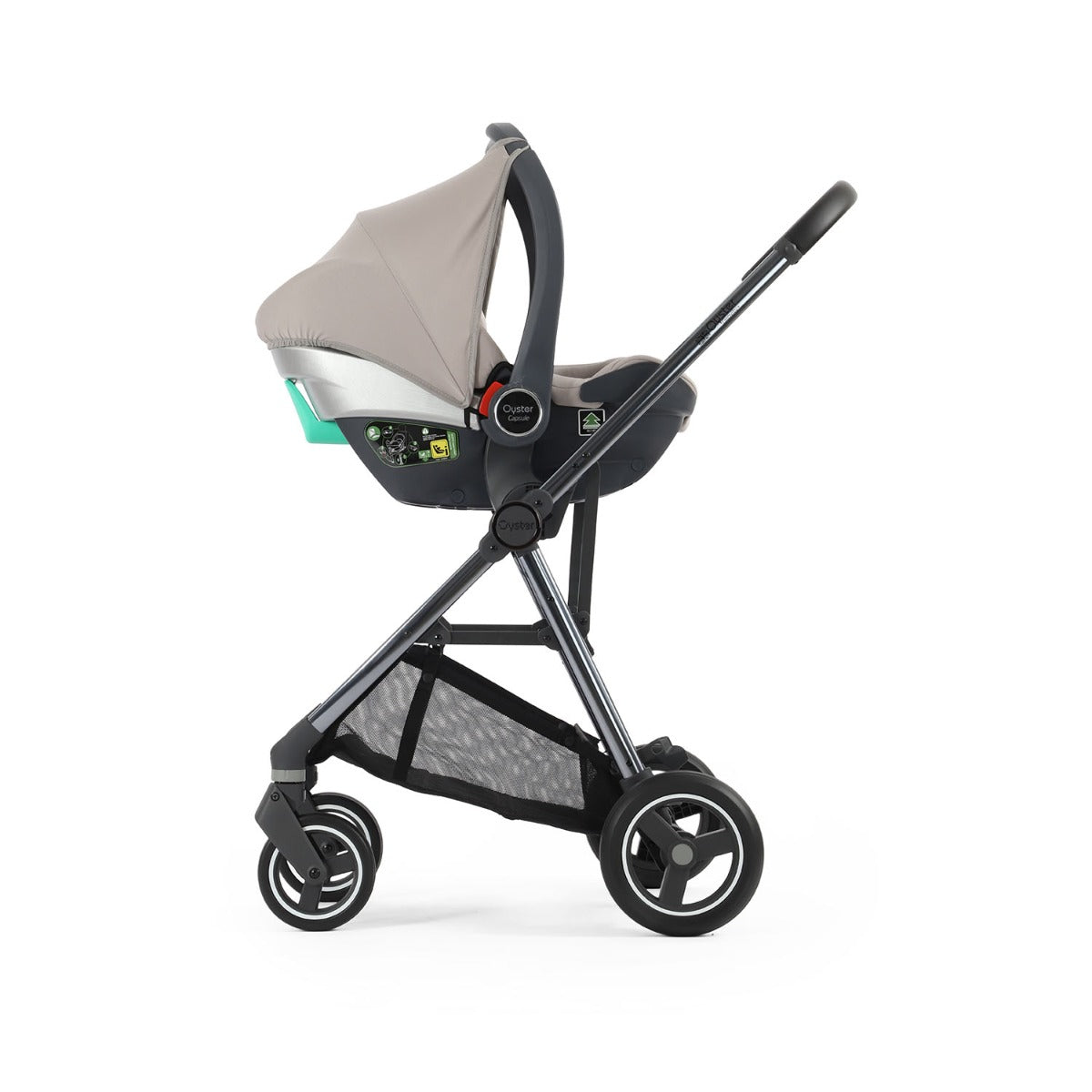BabyStyle Oyster Gravity+ Stroller - Stone 24