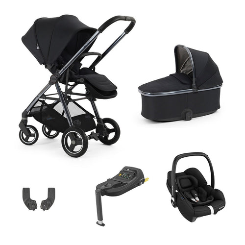 BabyStyle Oyster Gravity+ 5 Piece Maxi-Cosi Cabriofix iSize Bundle - Carbonite 1