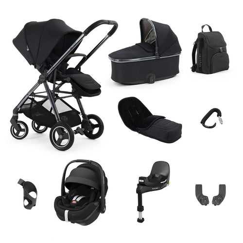 BabyStyle Oyster Gravity+ 9 Piece Maxi-Cosi Pebble 360 Pro2 Bundle - Carbonite 1
