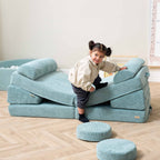 Tutti Bambini Playrama Montessori Kids Play Sofa - Ocean Stone