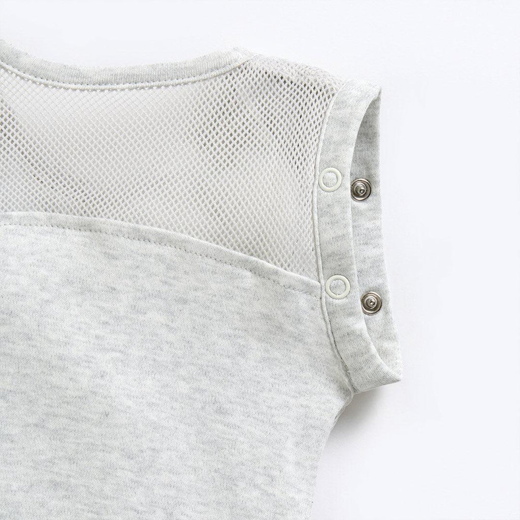 Purflo Swaddle To Sleep Bag - Minimal Grey - TOG 2.5