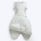 Purflo Swaddle To Sleep Bag - Minimal Grey - TOG 2.5