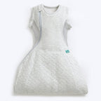 Purflo Swaddle To Sleep Bag - Minimal Grey - TOG 2.5
