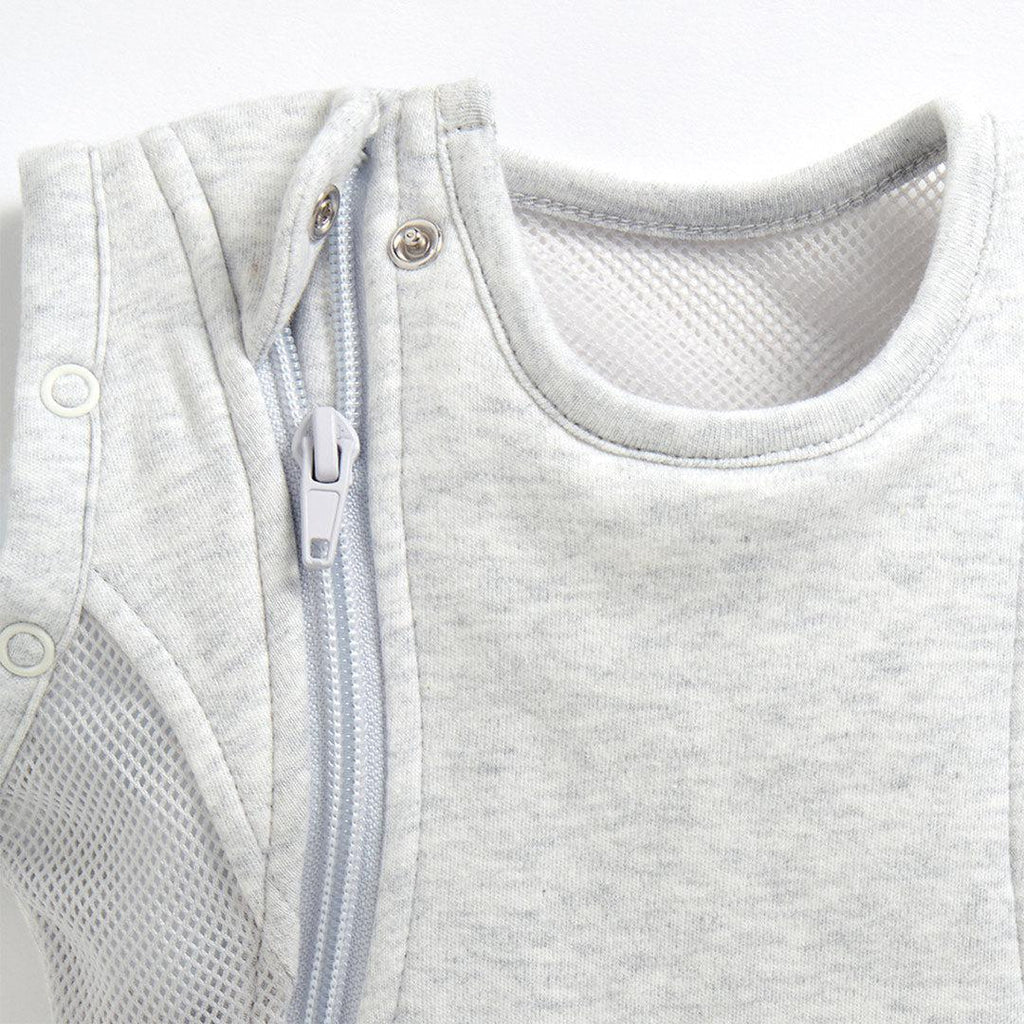 Purflo Swaddle To Sleep Bag - Minimal Grey - TOG 2.5