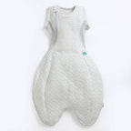 Purflo Swaddle To Sleep Bag - Minimal Grey - TOG 2.5