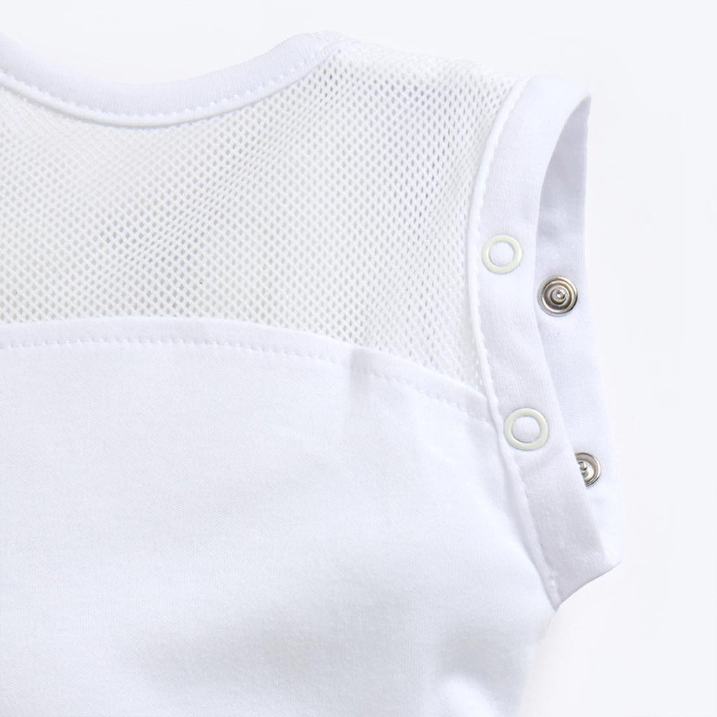 Purflo Swaddle To Sleep Bag - Soft White - TOG 2.5