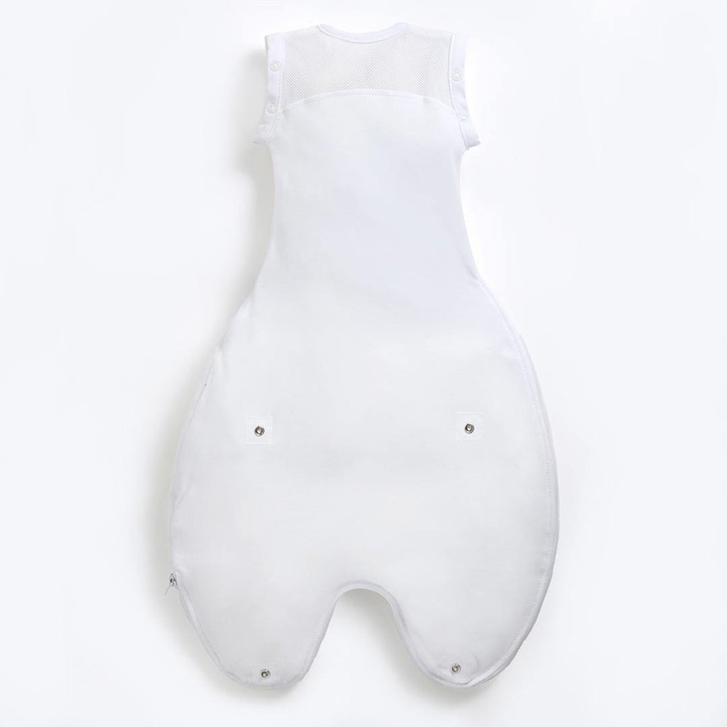 Purflo Swaddle To Sleep Bag - Soft White - TOG 2.5