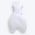 Purflo Swaddle To Sleep Bag - Soft White - TOG 2.5