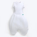 Purflo Swaddle To Sleep Bag - Soft White - TOG 2.5