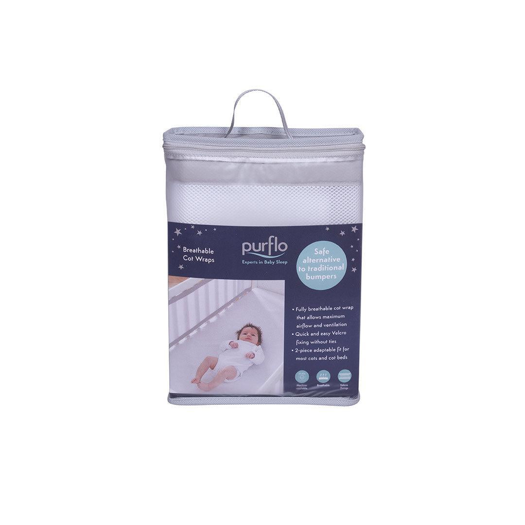 Purflo Breathable Cot Wrap - Soft White