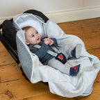 Purflo Cosy Wrap Travel Blanket - Minimal Grey