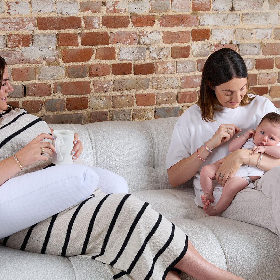 Purflo Breathe Pregnancy Pillow - Luxe White
