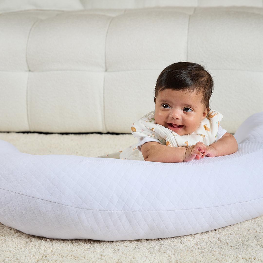 Purflo Breathe Pregnancy Pillow - Luxe White