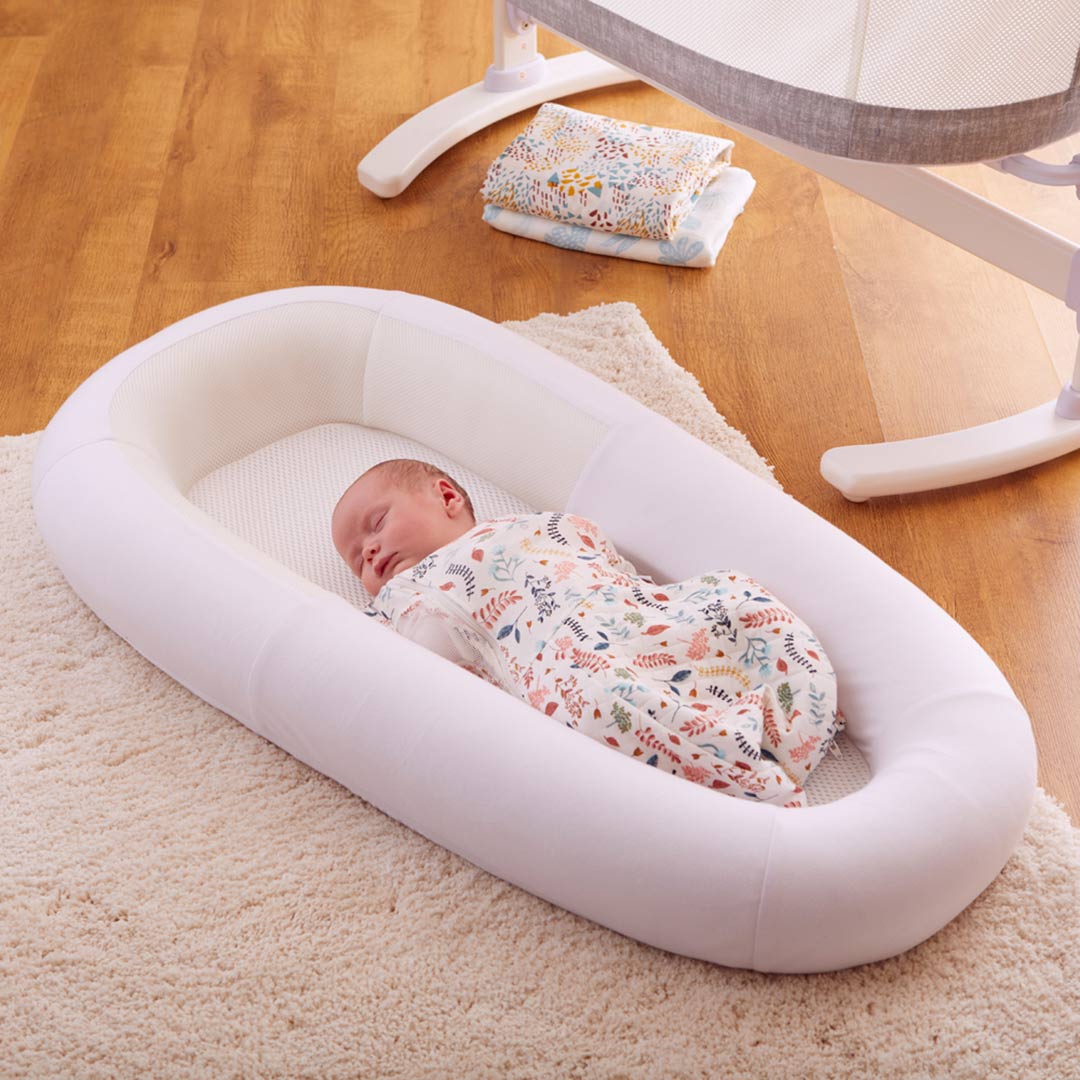 Purflo Sleep Tight Baby Bed Cover - Soft White