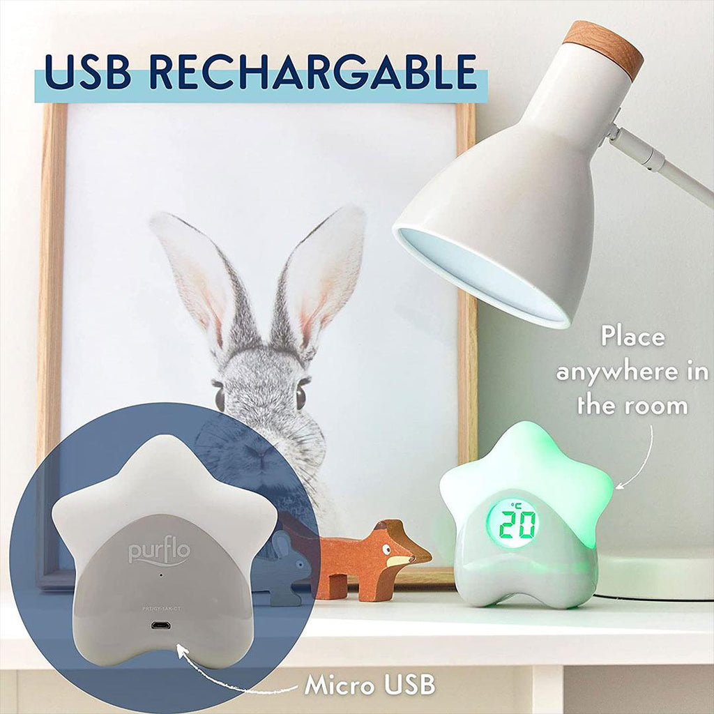 Purflo Starlight Colour-Changing Room Thermometer