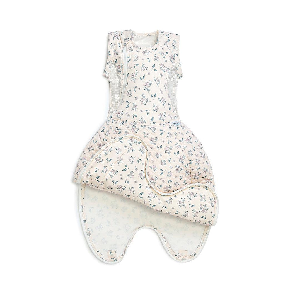 Purflo Swaddle to Sleep Bag 2.5 Tog 0-4m All Seasons - Daisy Dreams