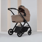 Silver Cross Reef 2 with First Bed Folding Carrycot and Accessory Bundle - Mocha 2