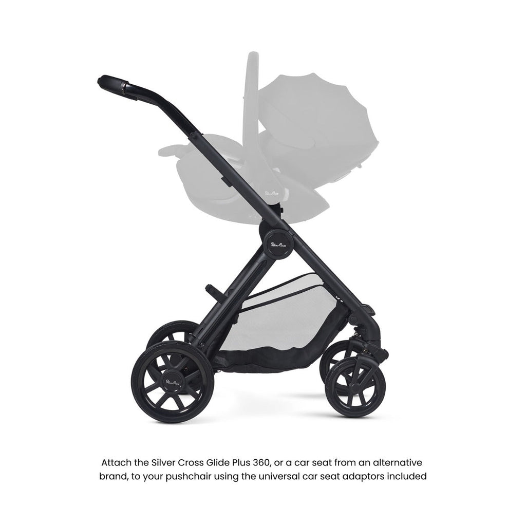 Silver Cross Reef 2 with First Bed Folding Carrycot and Accessory Bundle - Pewter 8