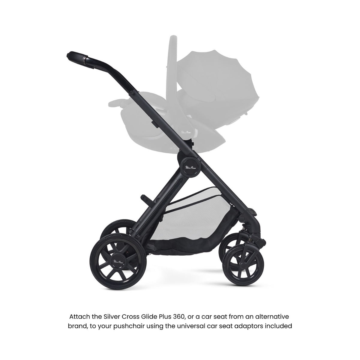 Silver Cross Reef 2 with First Bed Folding Carrycot and Accessory Bundle - Pewter 8