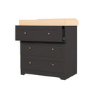 Tutti Bambini Rio 3 Piece Room Set - Honey Oak & Slate Grey