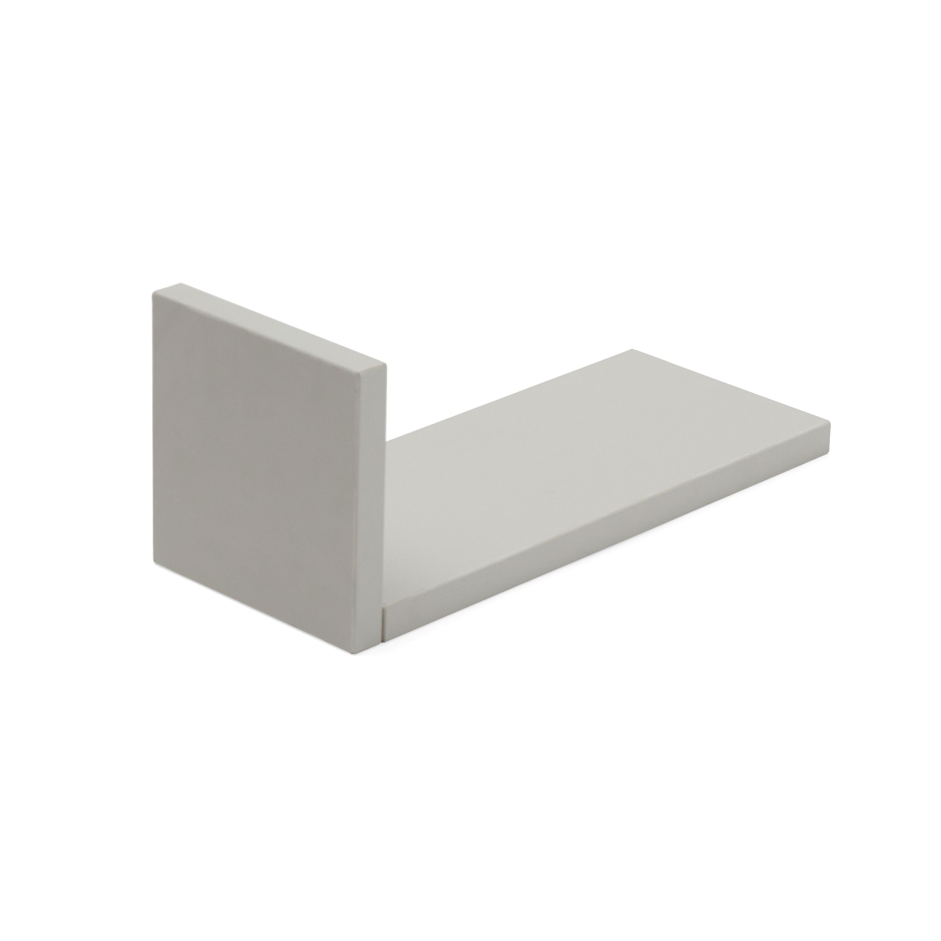 Tutti Bambini Rio Set of Three L-Shaped Wall Shelves - Dove Grey