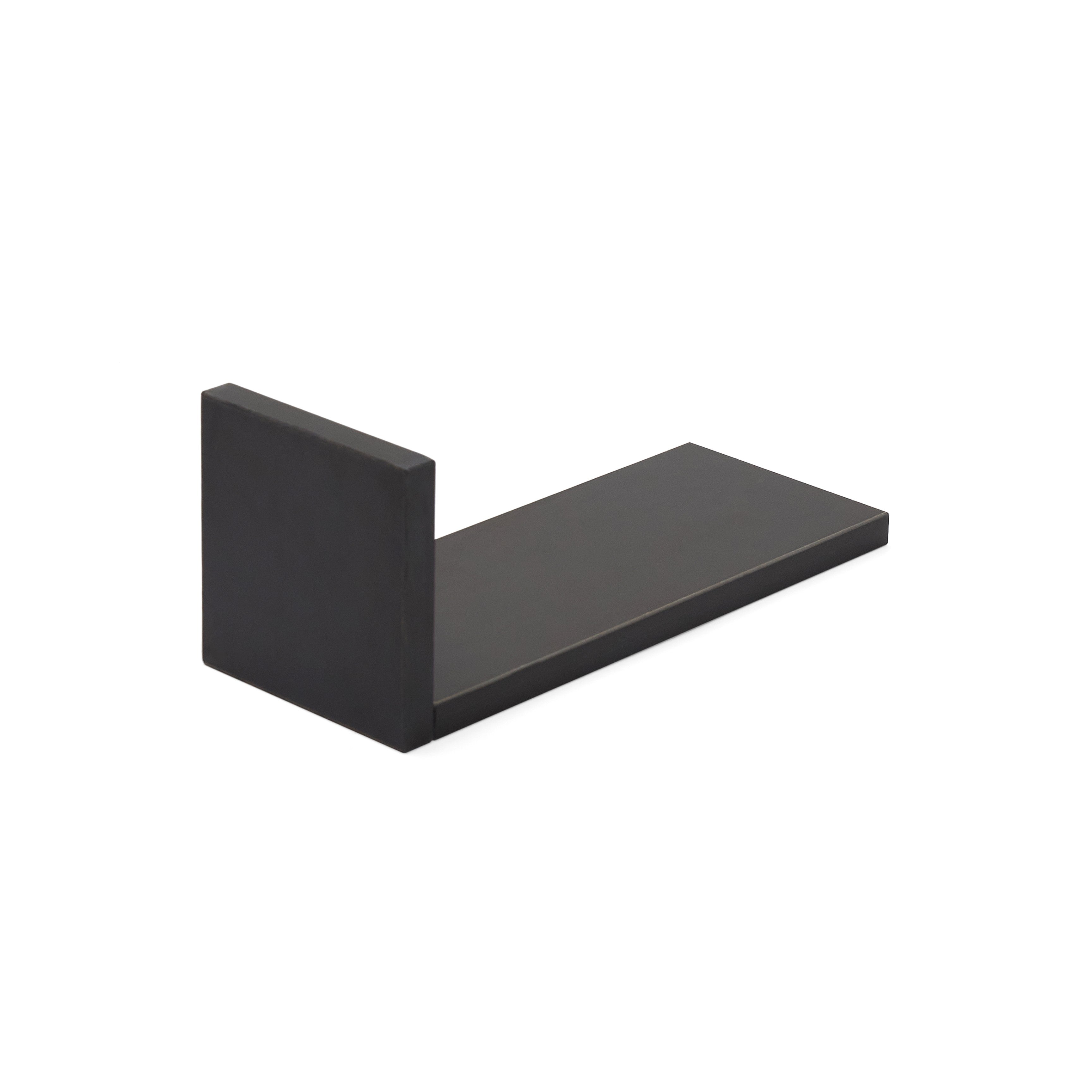 Tutti Bambini Rio Set of Three L-Shaped Wall Shelves - Slate Grey