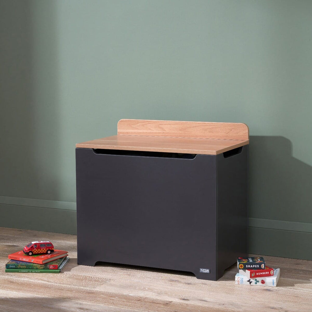 Tutti Bambini Rio Toy Box - Slate & Honey Oak