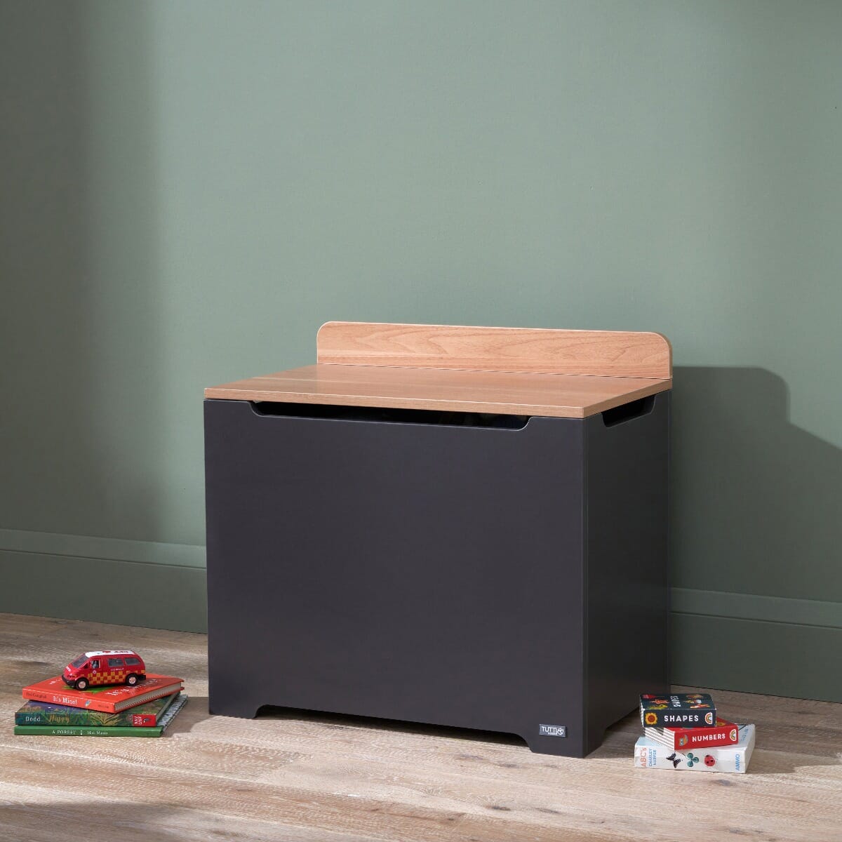 Tutti Bambini Rio Toy Box - Slate & Honey Oak