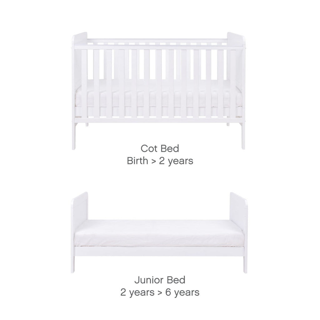 Tutti Bambini Rio 2pc Room Set - White 5