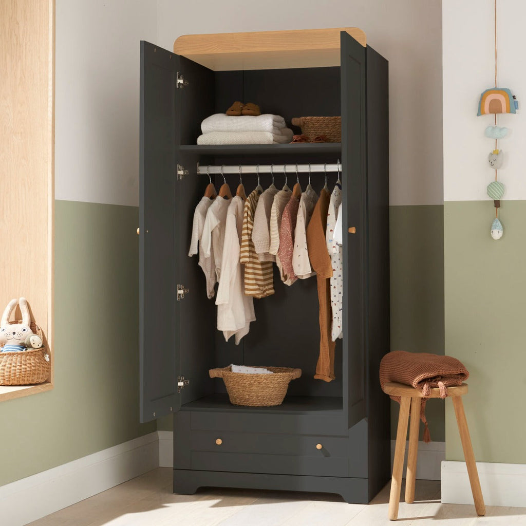 Tutti Bambini Rio 3pc Room Set - Slate/Oak 4