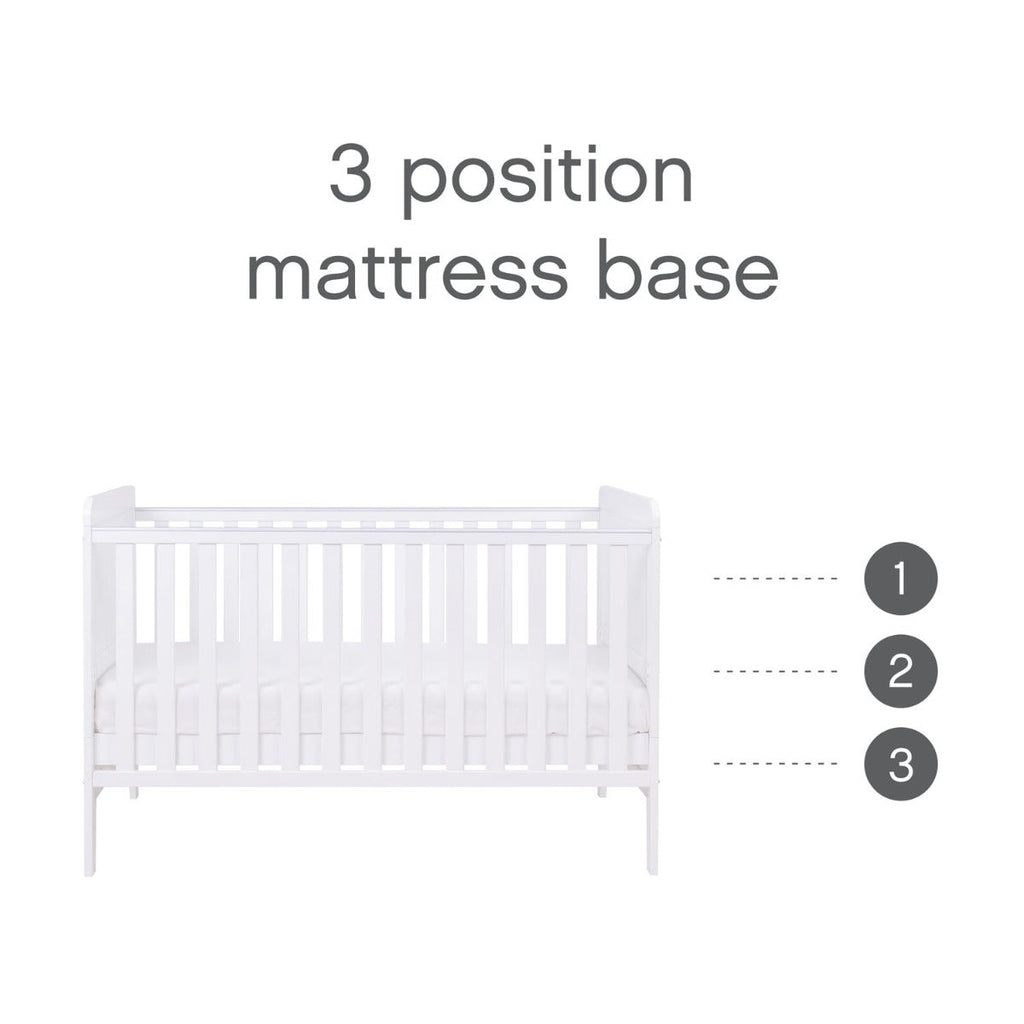 Tutti Bambini Rio 3pc Room Set - White 7