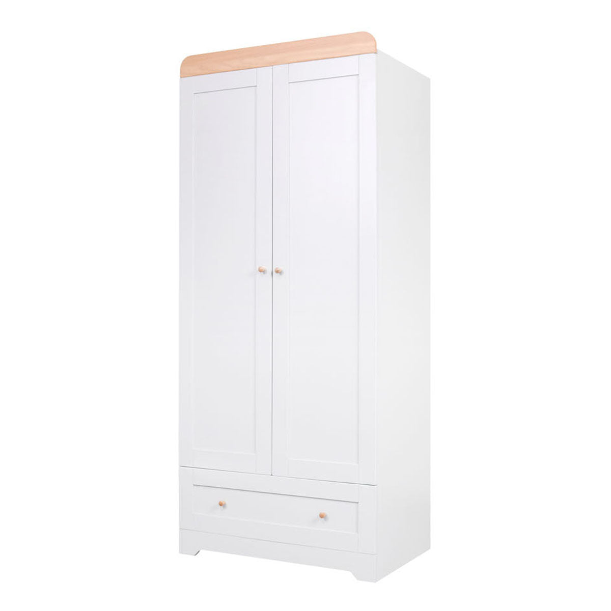 Tutti Bambini Malmo Cot Bed & Rio Furniture 3pc Set - Dove Grey/Oak 31