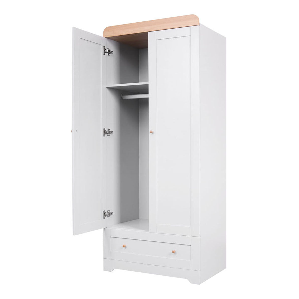 Tutti Bambini Rio Wardrobe - Dove Grey/Oak 5
