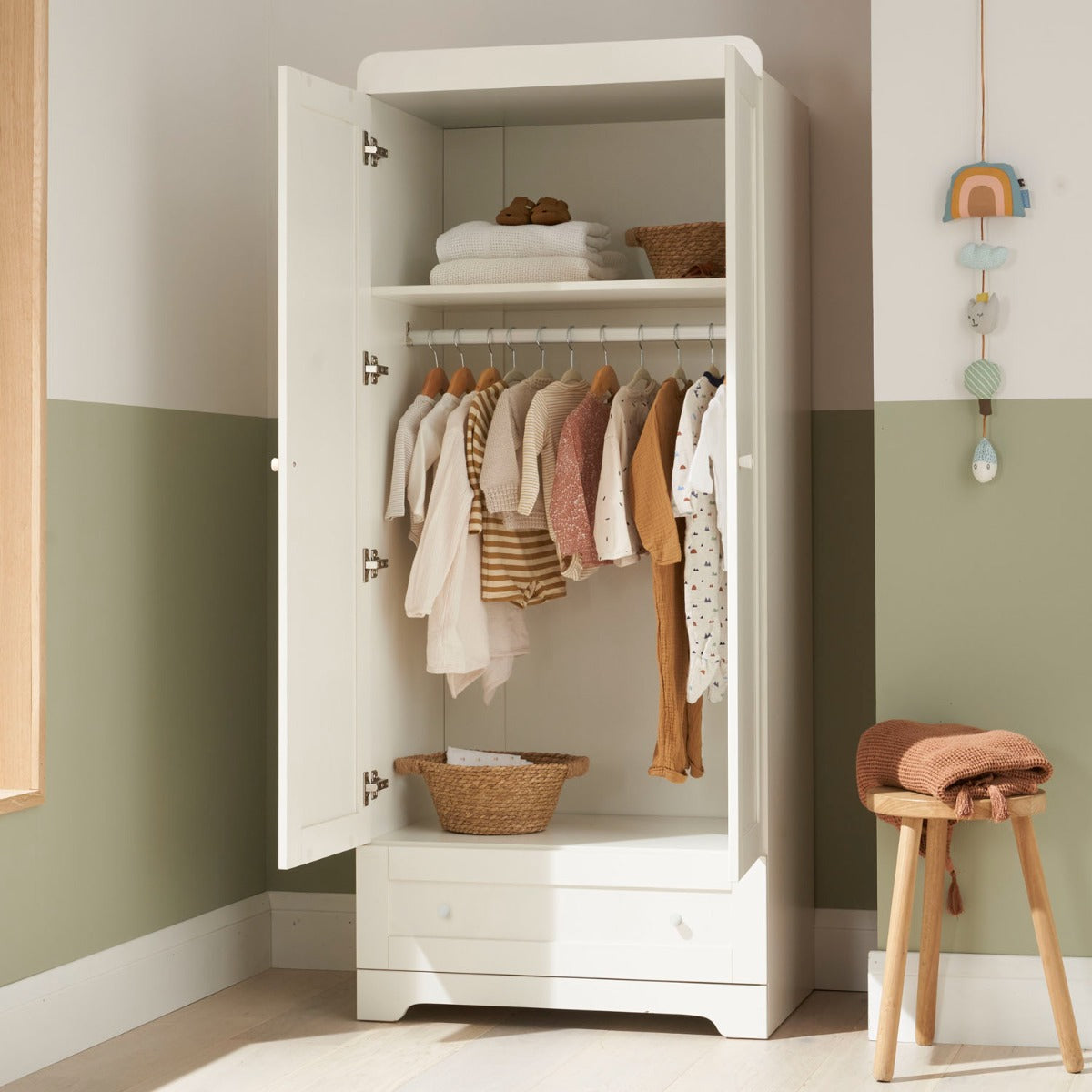 Tutti Bambini Rio Wardrobe - White 3
