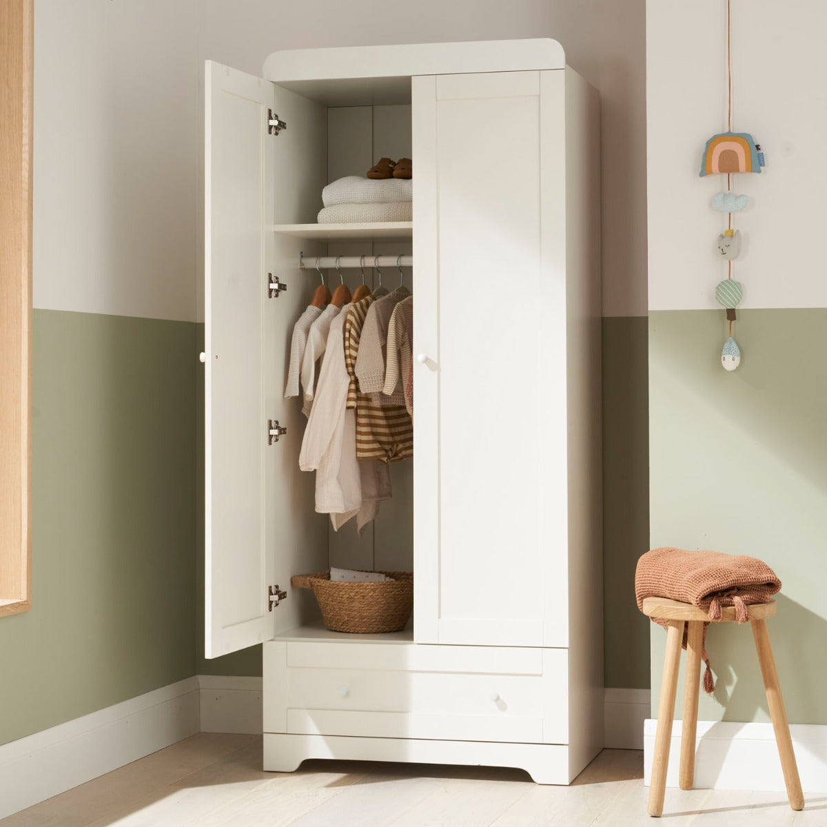 Tutti Bambini Rio Wardrobe - White 2