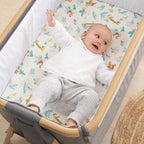 Tutti Bambini Run Wild Bedside Crib Bundle - Run Wild