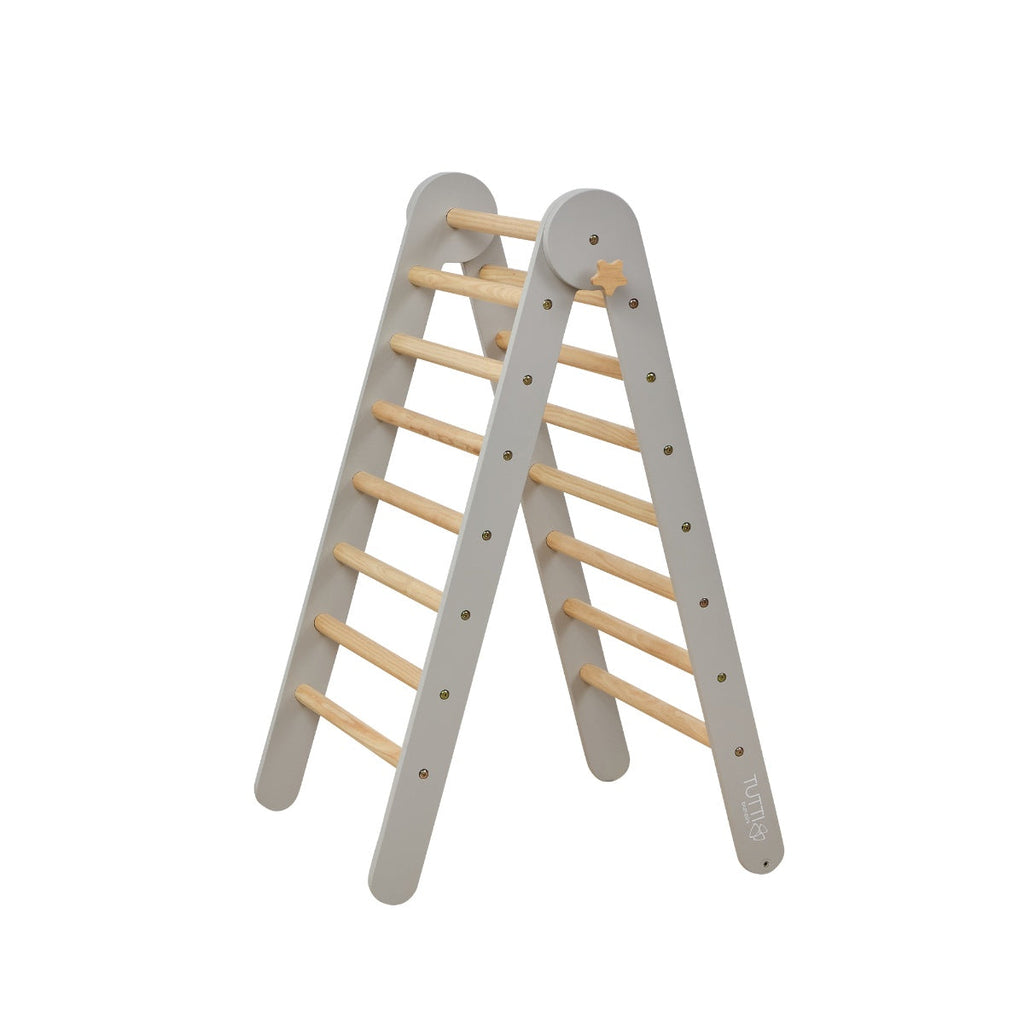 Tutti Bambini Scala Montessori 3-in-1 Pikler Climbing Frame with Climbing Wall - Mushroom