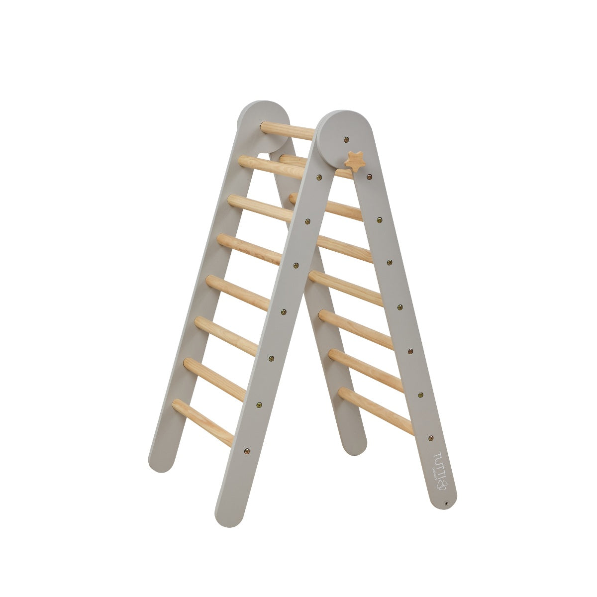 Tutti Bambini Scala Montessori 3-in-1 Pikler Climbing Frame with Climbing Wall - Mushroom