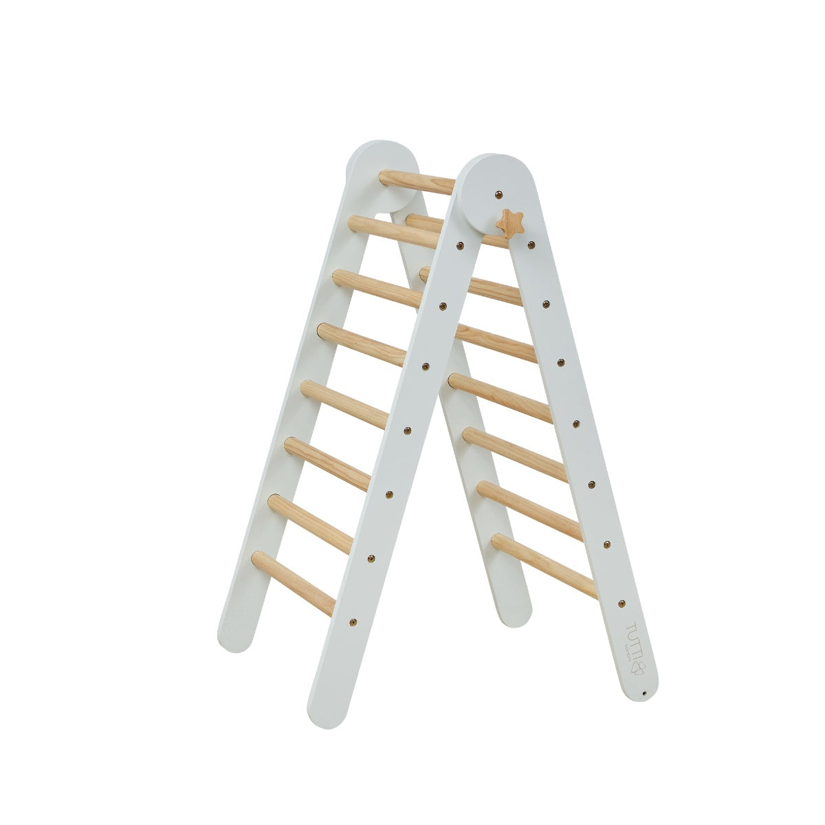 Tutti Bambini Scala Montessori 3 in 1 Pikler Climbing Frame with Climbing Wall - Sea Mist