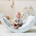 Tutti Bambini Scala Montessori Pikler Play Arch & Cushion - Sea Mist
