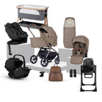 Silver Cross Breez Ultimate 360 Family Car Seat & Accessory Bundle - Champagne